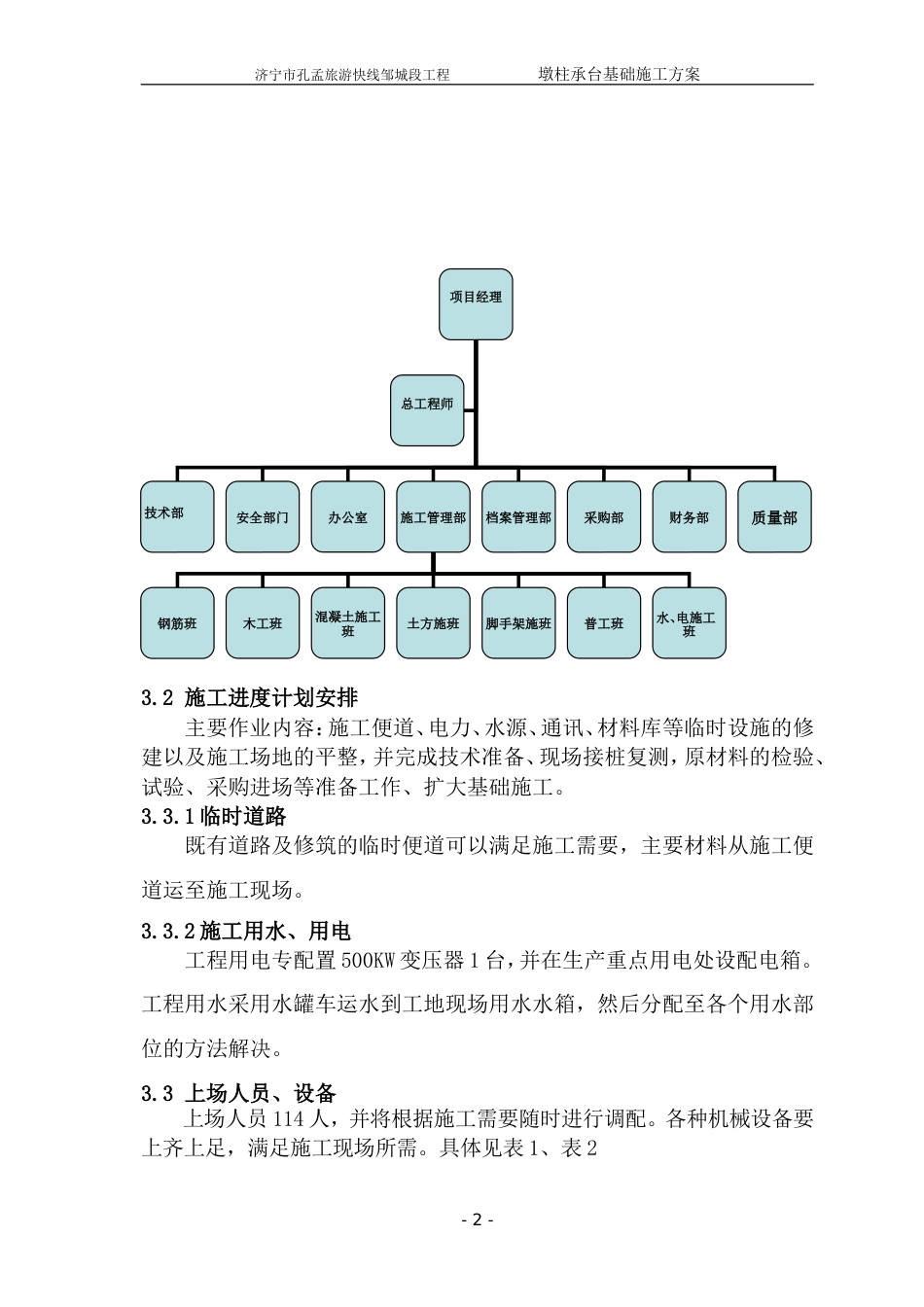 承台基础施工方案[共18页]_第2页