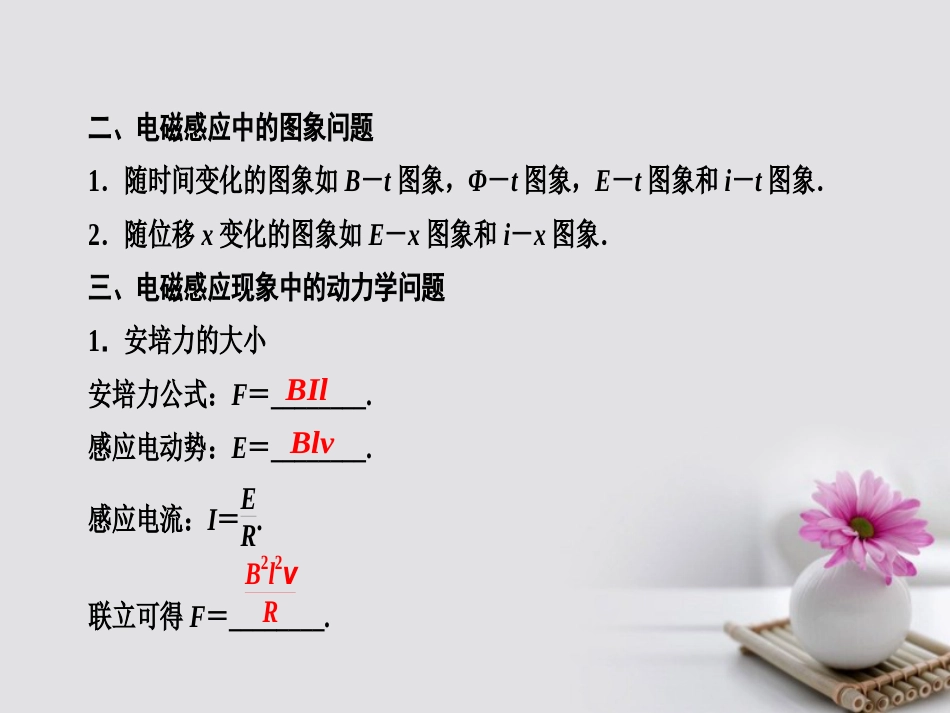 高考物理一轮总复习 专题 电磁感应 第3讲 电磁感应定律的综合应用课件_第3页
