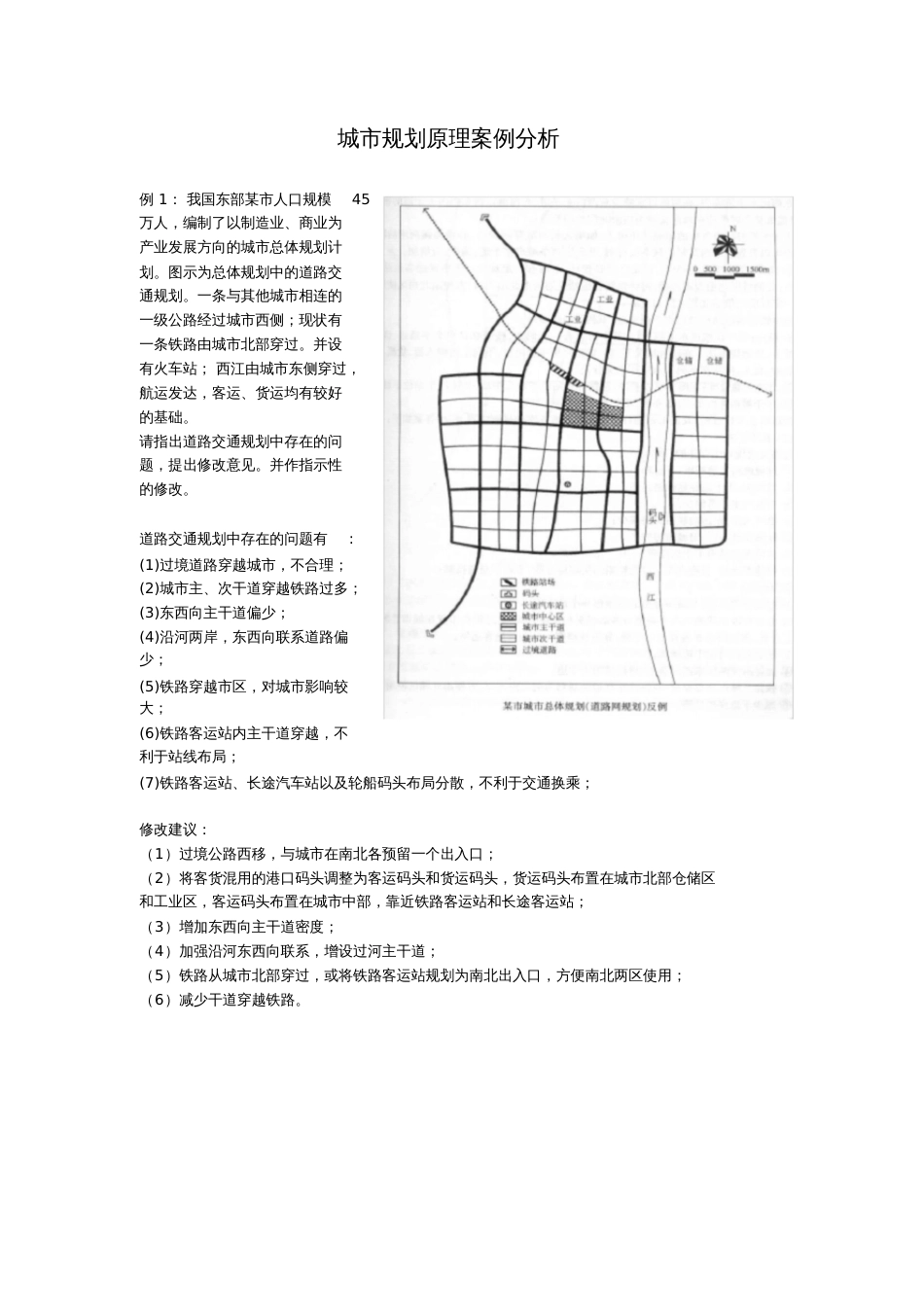 城市规划原理案例分析题[共4页]_第1页