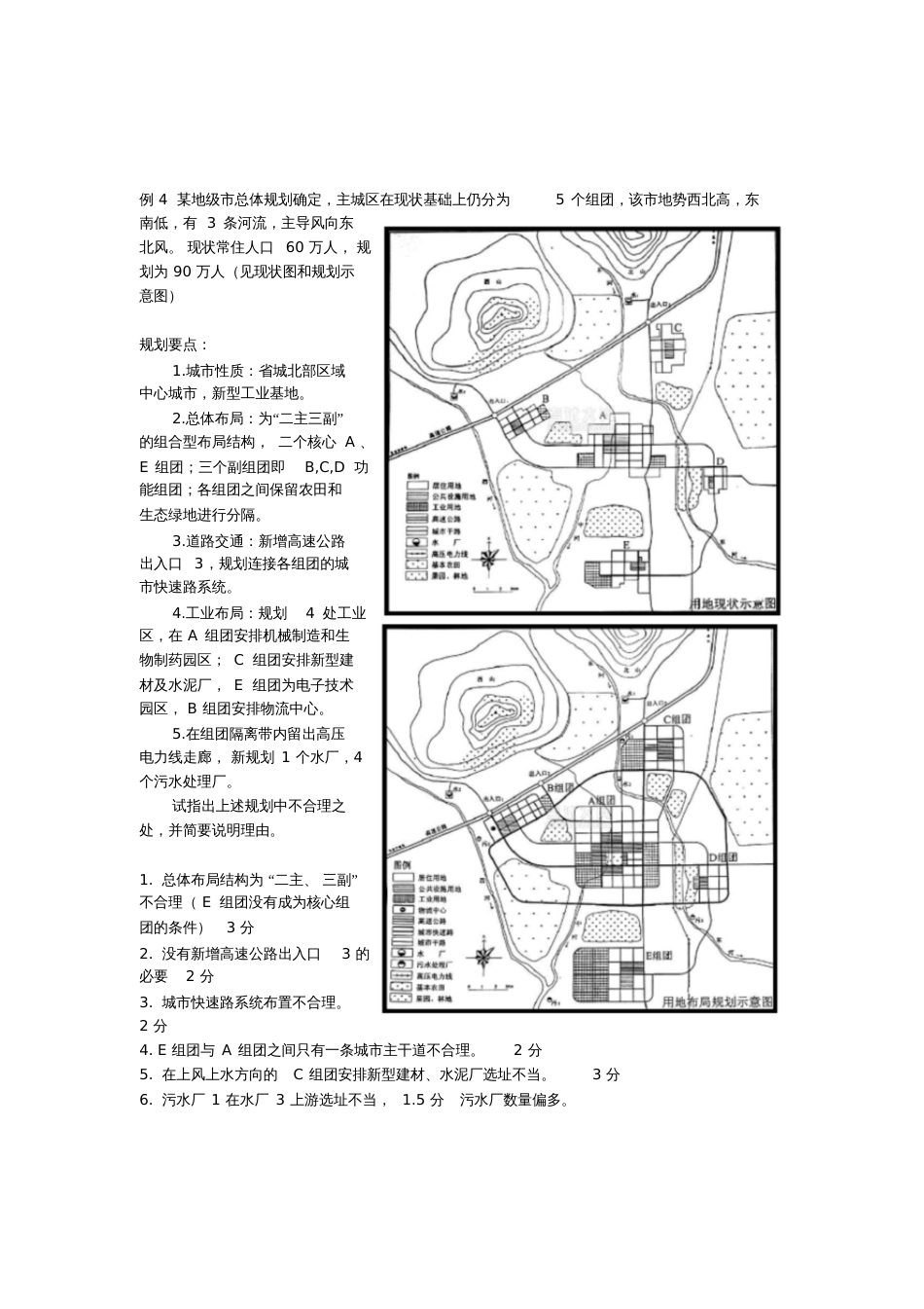 城市规划原理案例分析题[共4页]_第3页