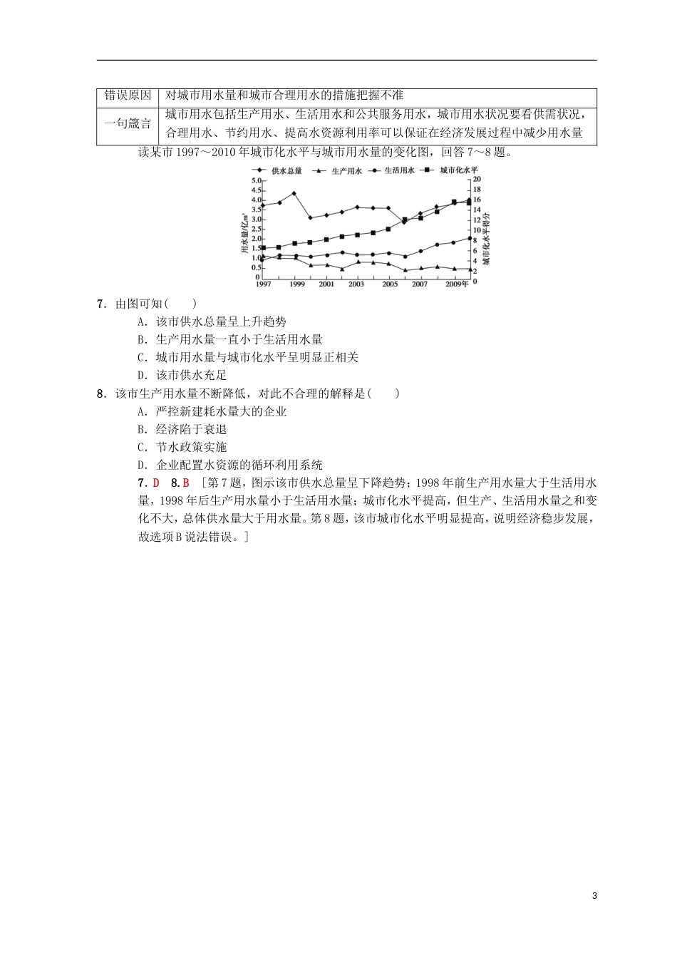 高考地理一轮复习易错排查练第章自然环境对人类活动的影响中图_第3页