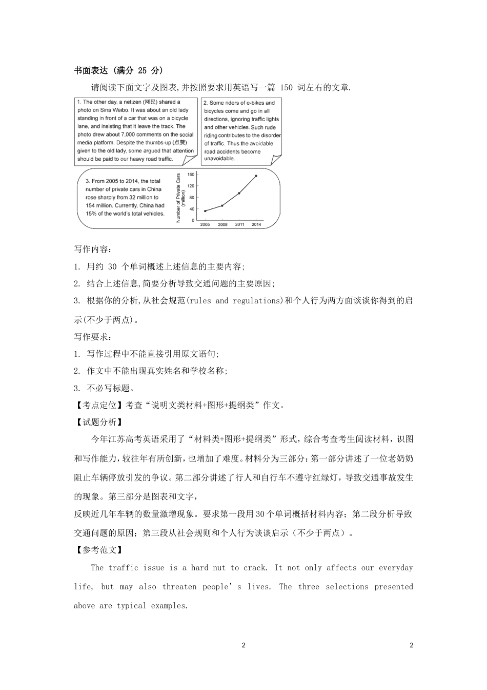 高考英语作文高分攻略专题三图表作文_第2页