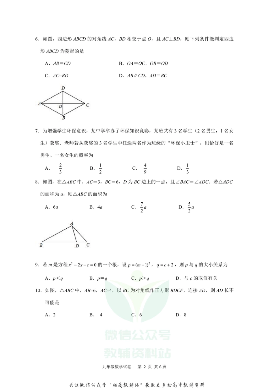 29北师版·福建省福鼎市期中_第2页