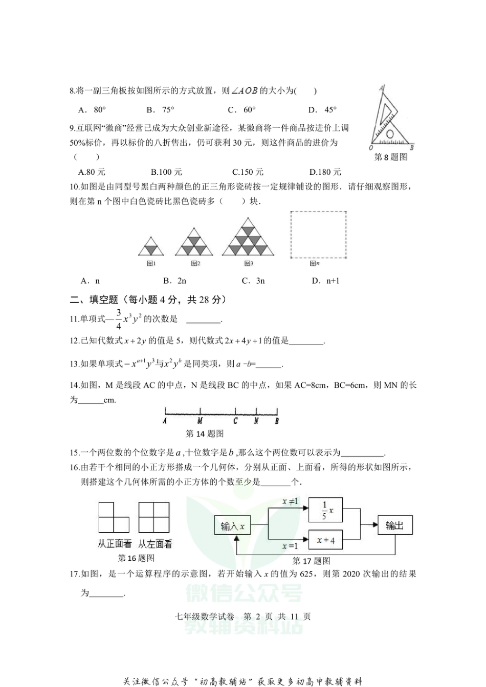 28.北师版·广东省清远市清新区期末_第2页