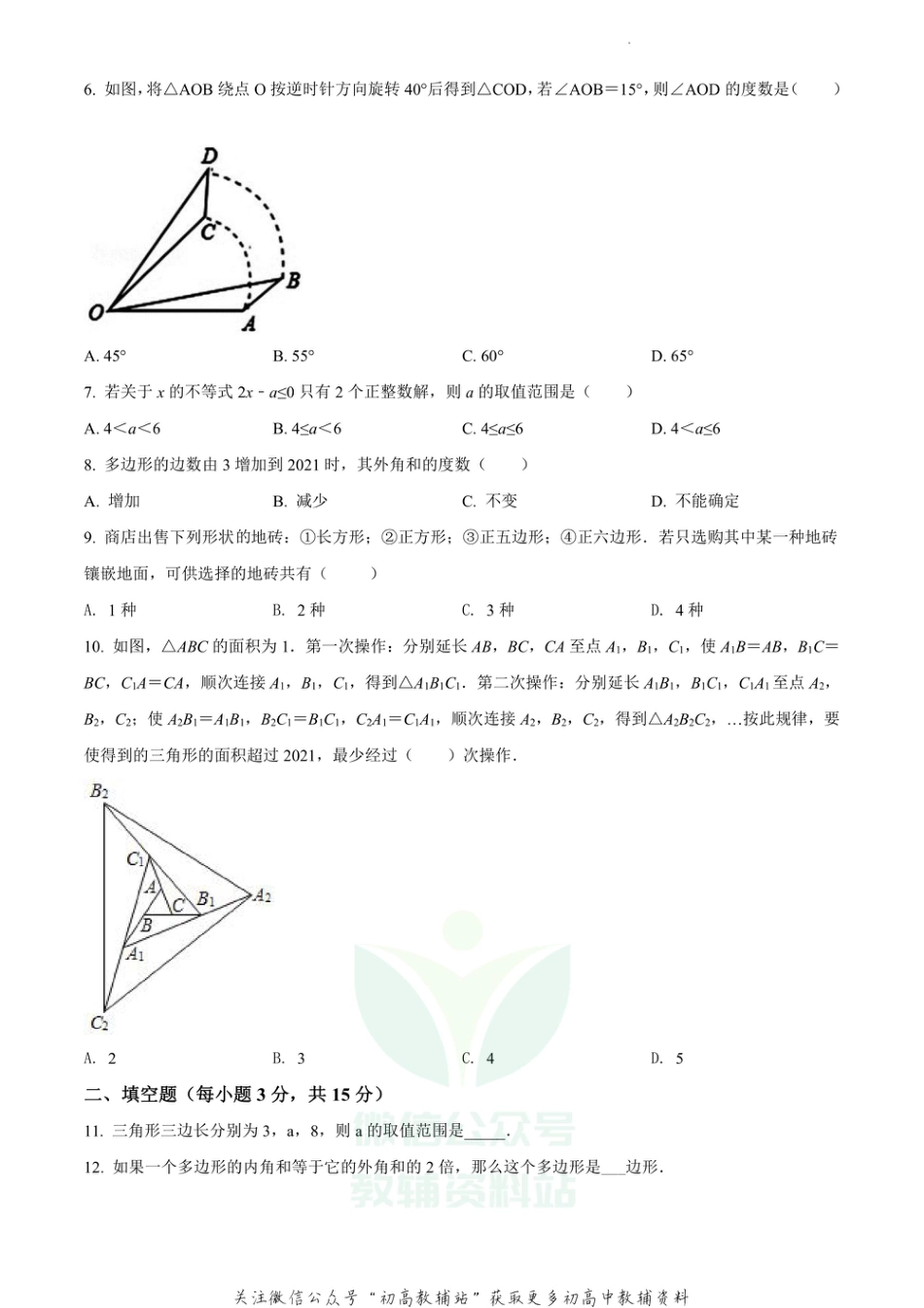 51.华师版·河南省洛阳市偃师市期末_第2页