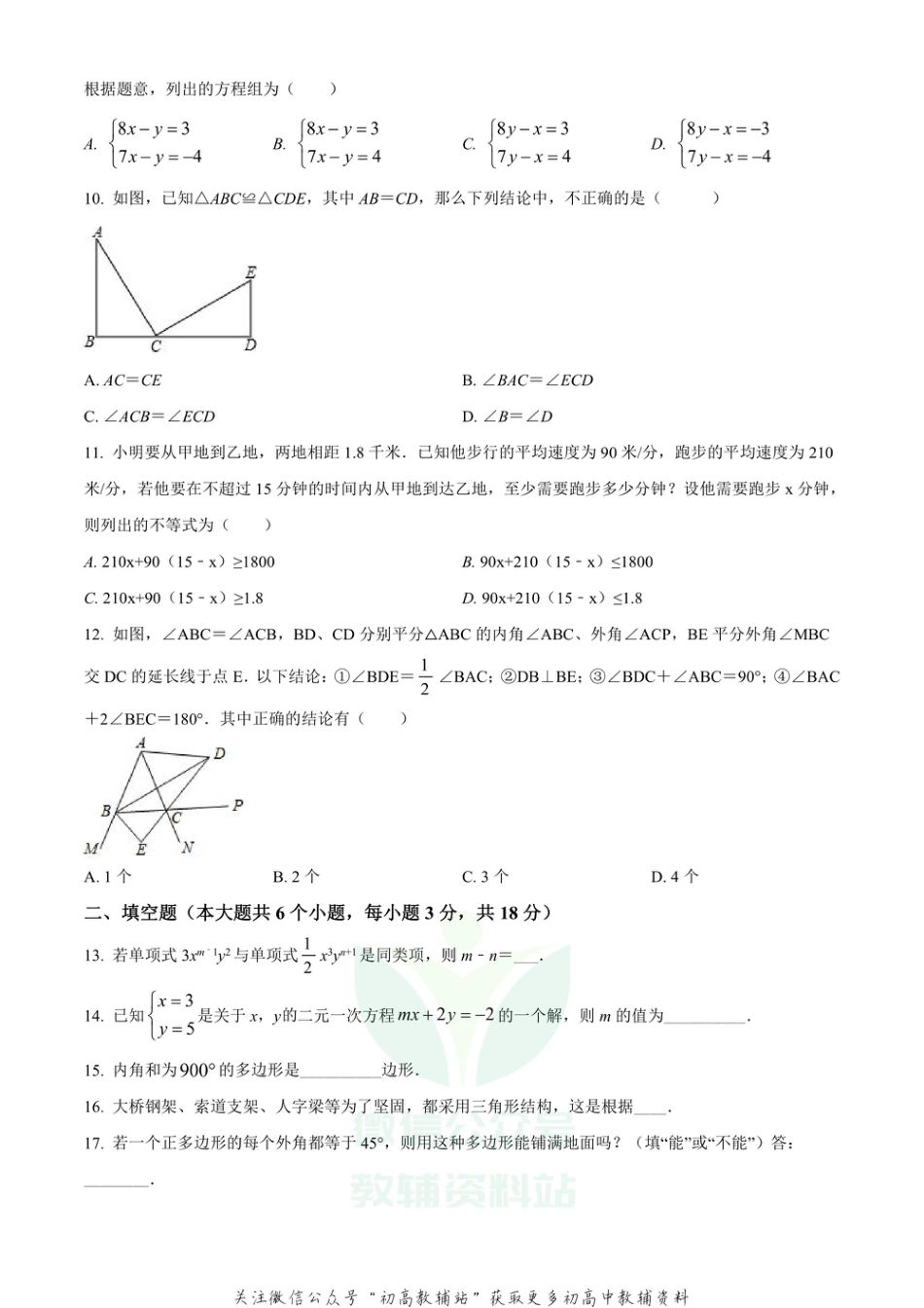 54.华师版·湖南省衡阳市期末_第2页