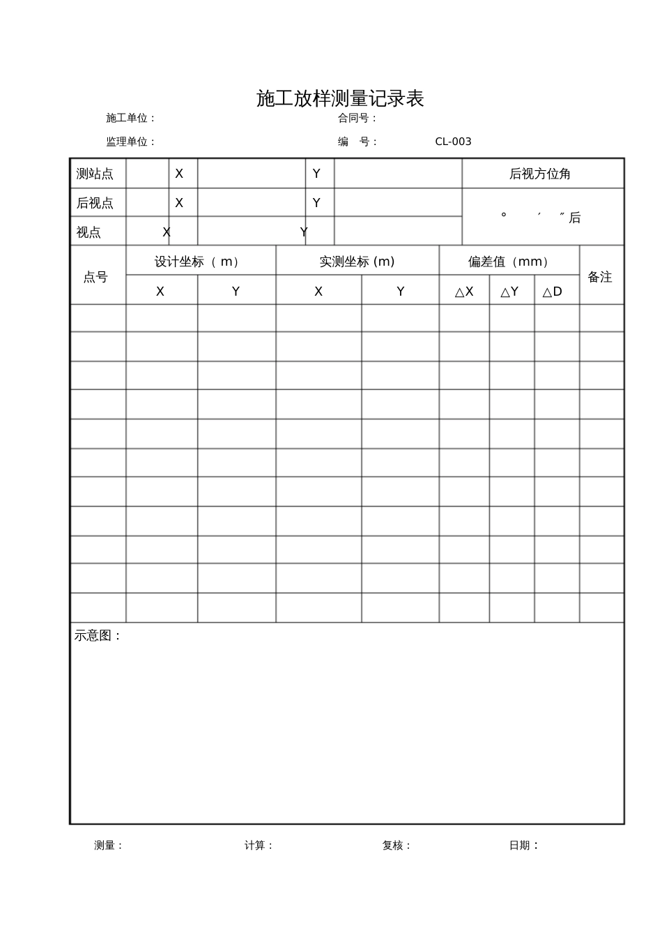 测量全套表格[共26页]_第3页