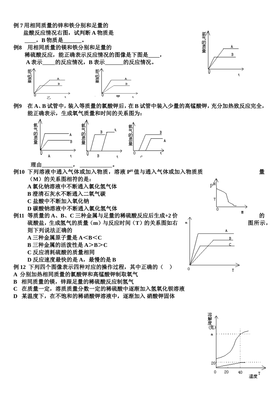 初中化学图像题大全[共16页]_第2页