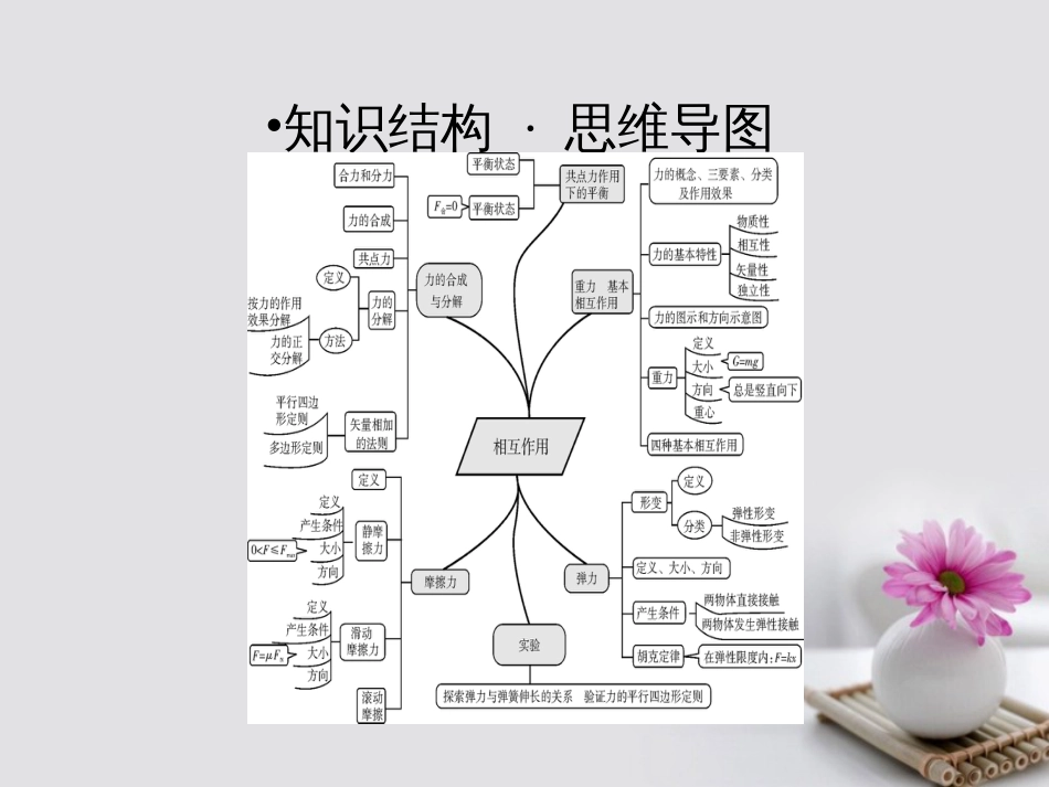 高考物理一轮总复习 专题 相互作用专题热点综合课件_第2页