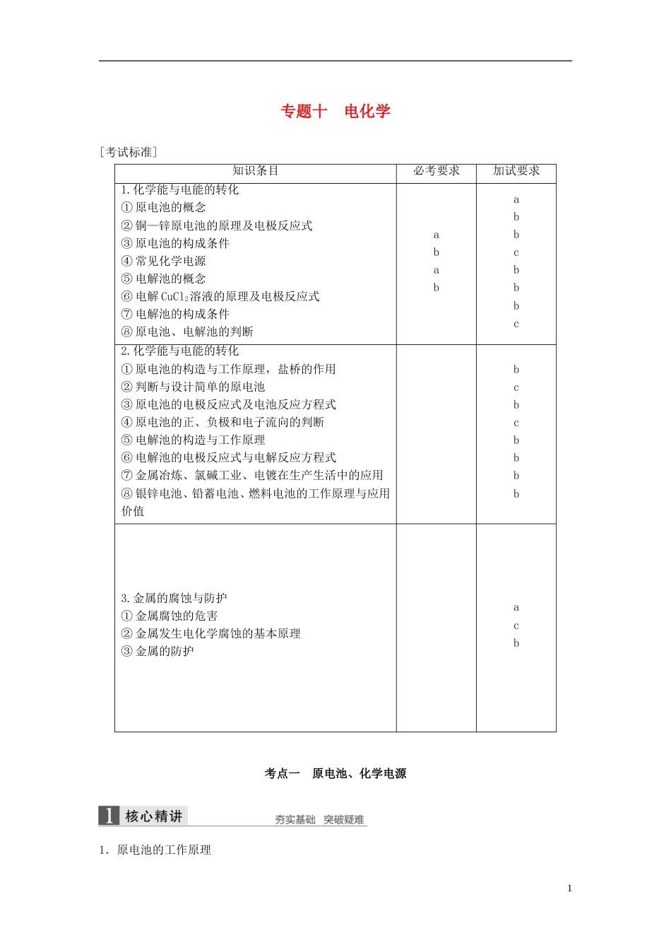 高考化学二轮复习第三编化学反应原理专题十电化学学案_第1页