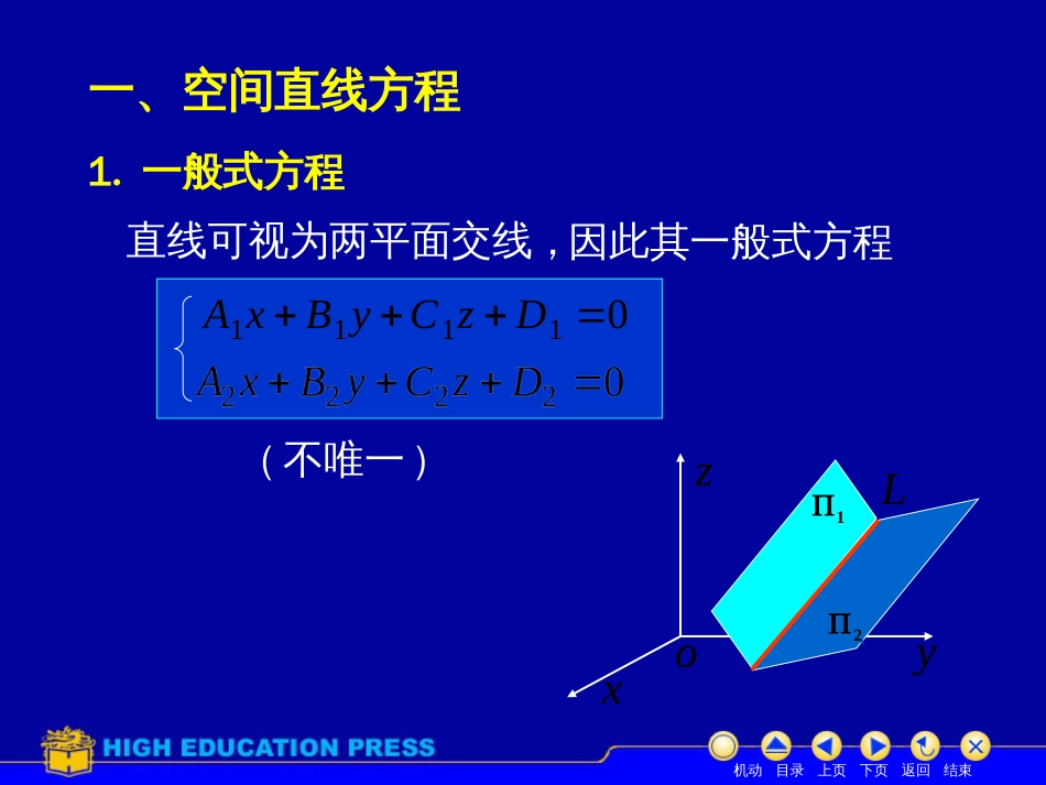 (6)--D7_6空间直线美妙的高等数学_第2页