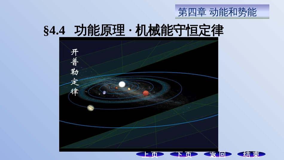 (14.4)--4.4 功能原理 机械能守恒定律_第1页