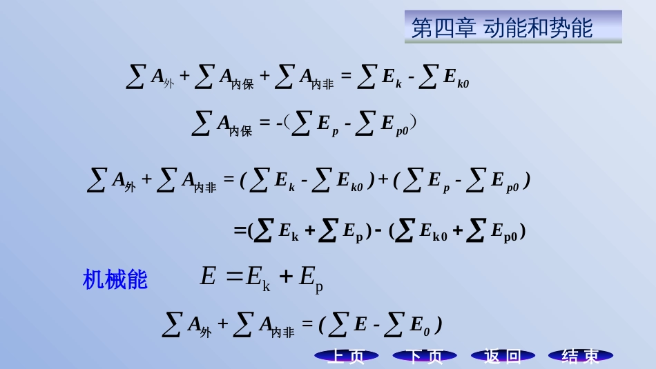 (14.4)--4.4 功能原理 机械能守恒定律_第3页