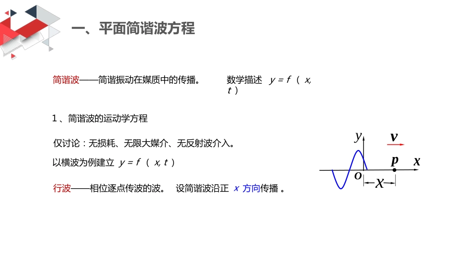 (36)--8.2 平面简谐波方程_第2页