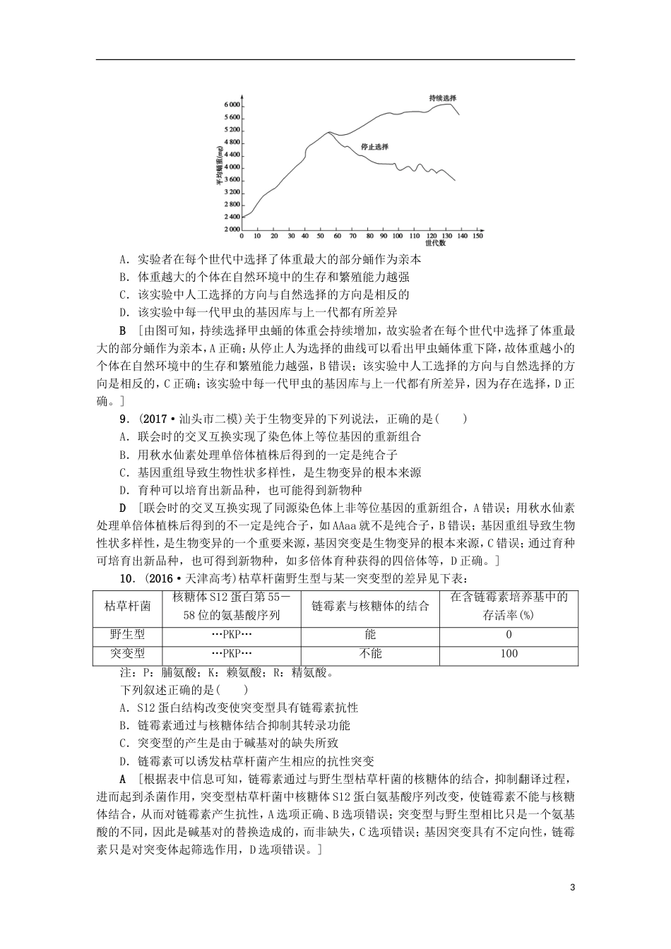 高考生物易错热点排查练七_第3页