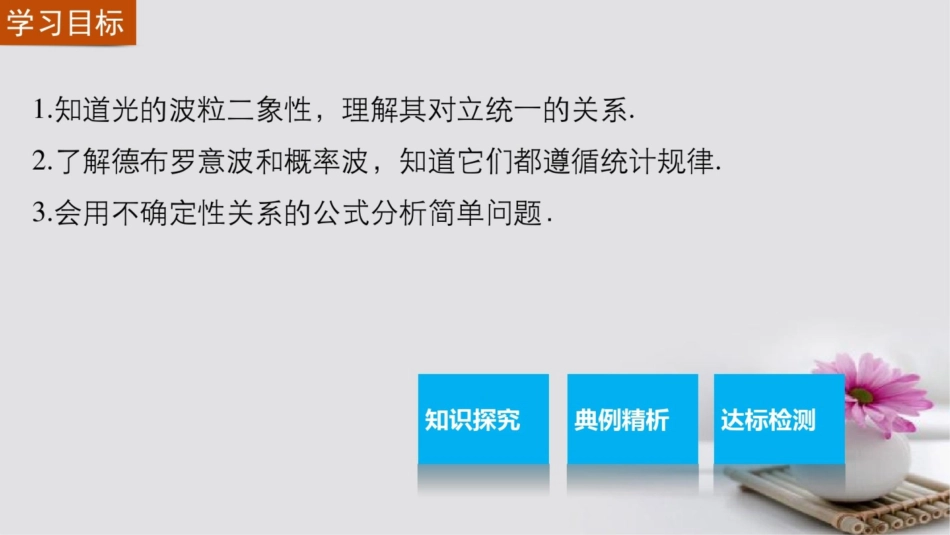 2016-2017学年高中物理17.3粒子的波动性17.4概率波17.5不确定性关系课件_第2页