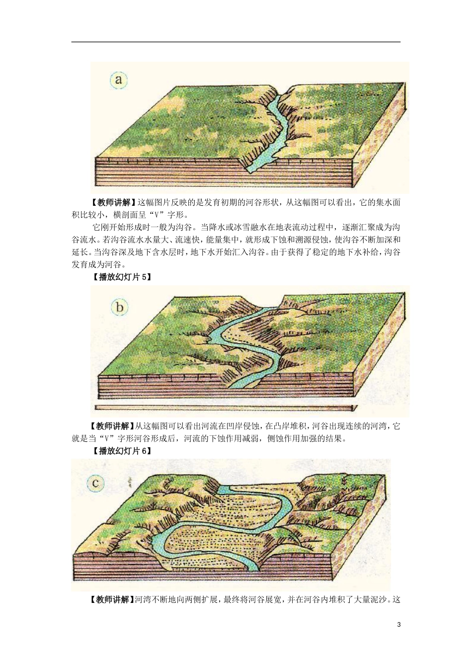 高中地理第四章地表形态的塑造河流地貌的发育教案新人教必修_第3页