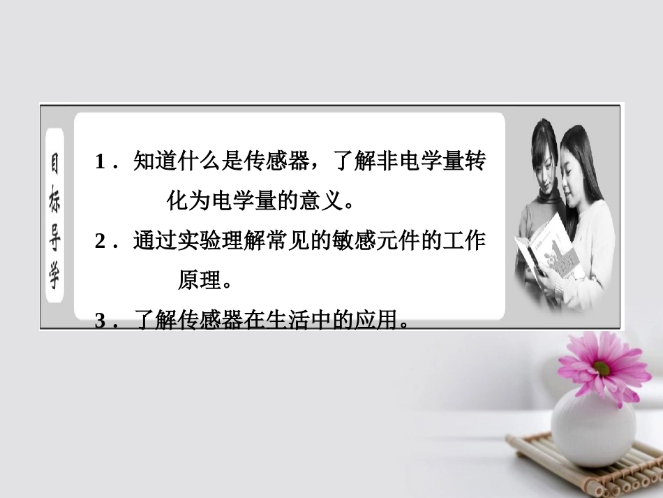 高中物理 6.1 传感器及其工作原理课件 新人教版选修_第3页