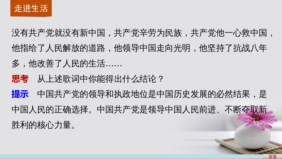 高中政治 6.1 中国共产党执政 历史和人民的选择课件 新人教版必修_第2页