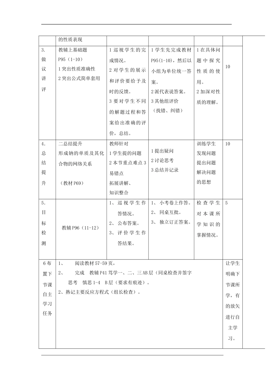 高中化学第三章金属及其化合物钠的重要化合物习题课教案新人教必修_第2页