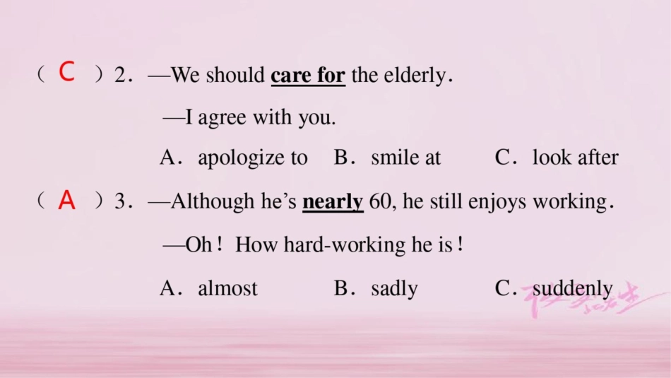 (广州沈阳通用)八年级英语下册Unit6Pets(第6课时)综合提升课件牛津深圳版_第3页