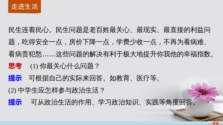 高中政治 1.3 政治生活 自觉参与课件 新人教版必修_第2页