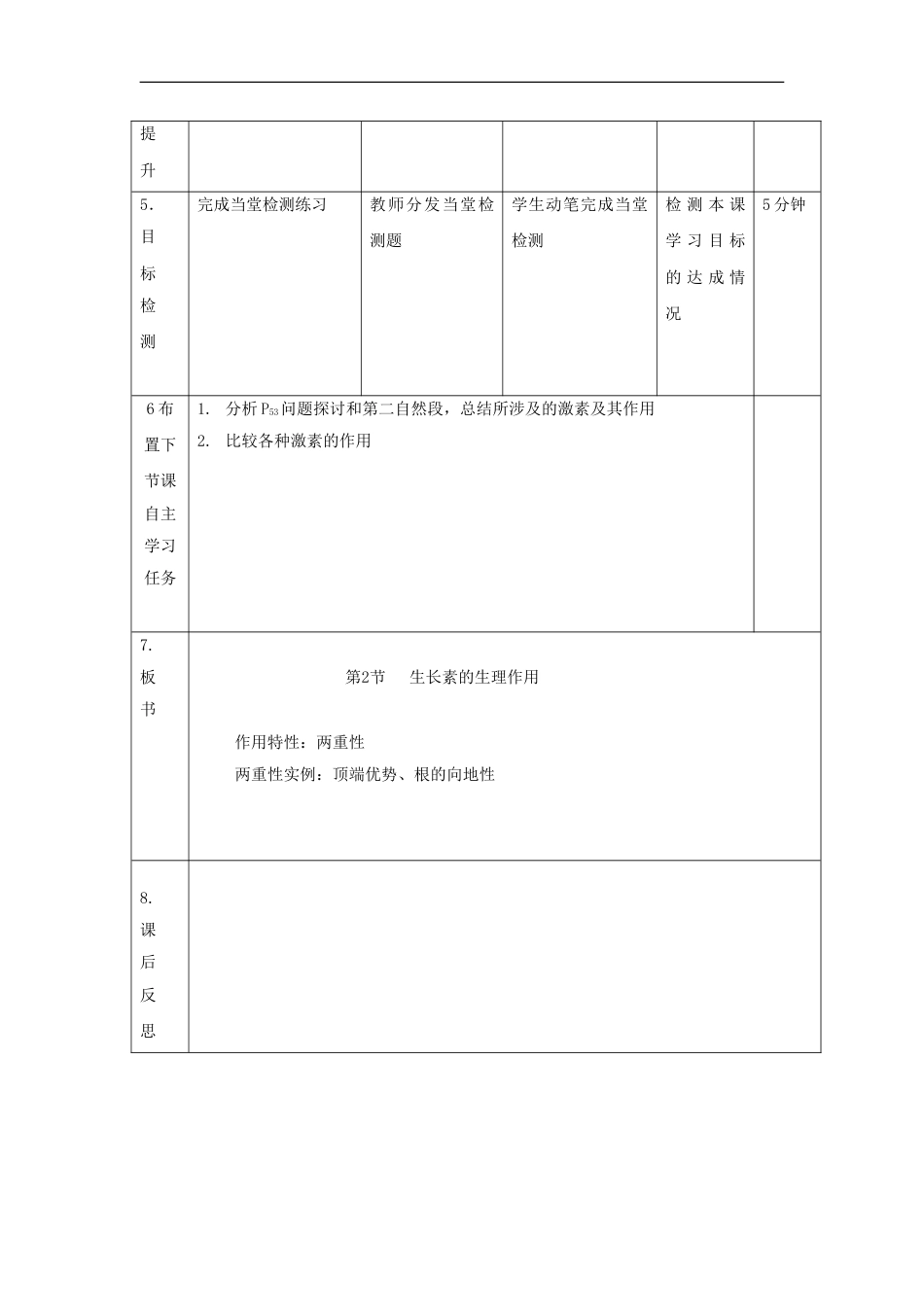 高中生物第三章植物的激素调节生长素的生理作用教案新人教必修_第2页