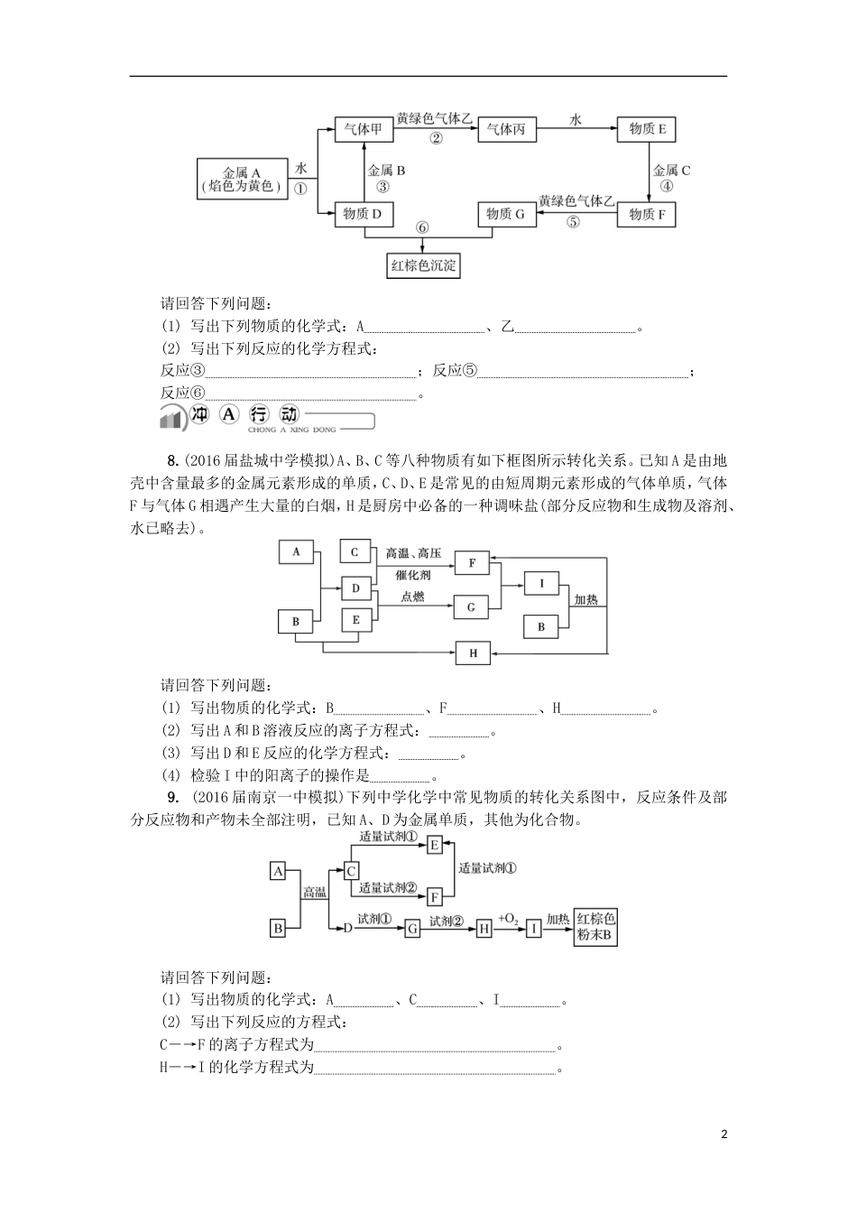 高中化学第六讲铝及其化合物练习苏教必修_第2页