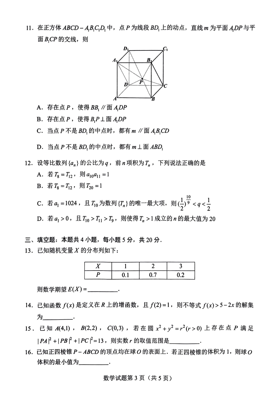 长沙市2024年新高考适应性考试_第3页