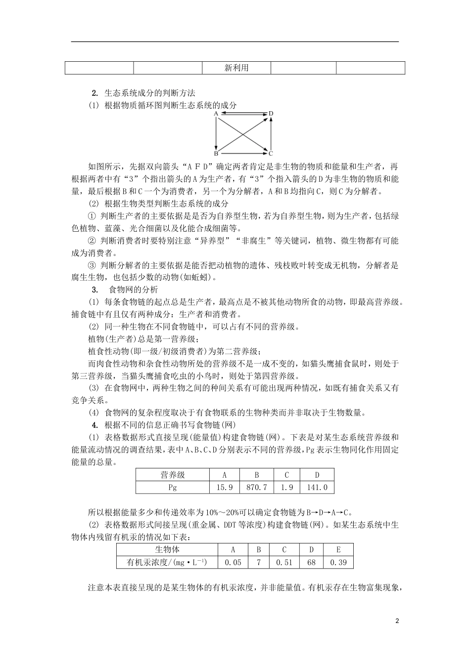 高中生物第二十六讲生态系统的结构学案苏教必修_第2页