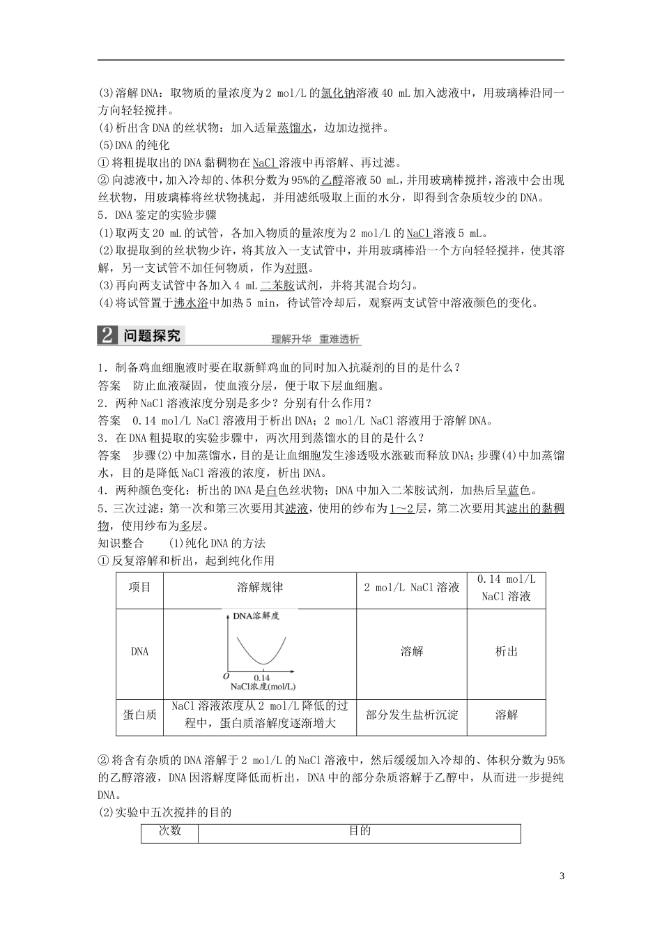 高中生物第四章遗传的分子基础第一节探索遗传物质的过程时教学案苏教必修_第3页