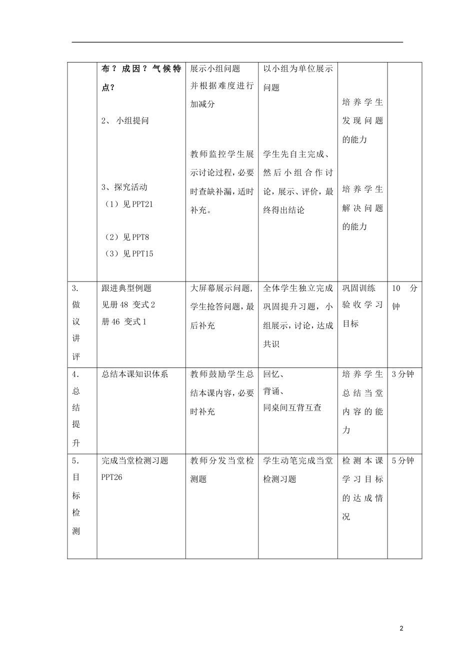 高中地理第二章地球上的大气22气压带和风带第4课时教案新人教必修1_第2页