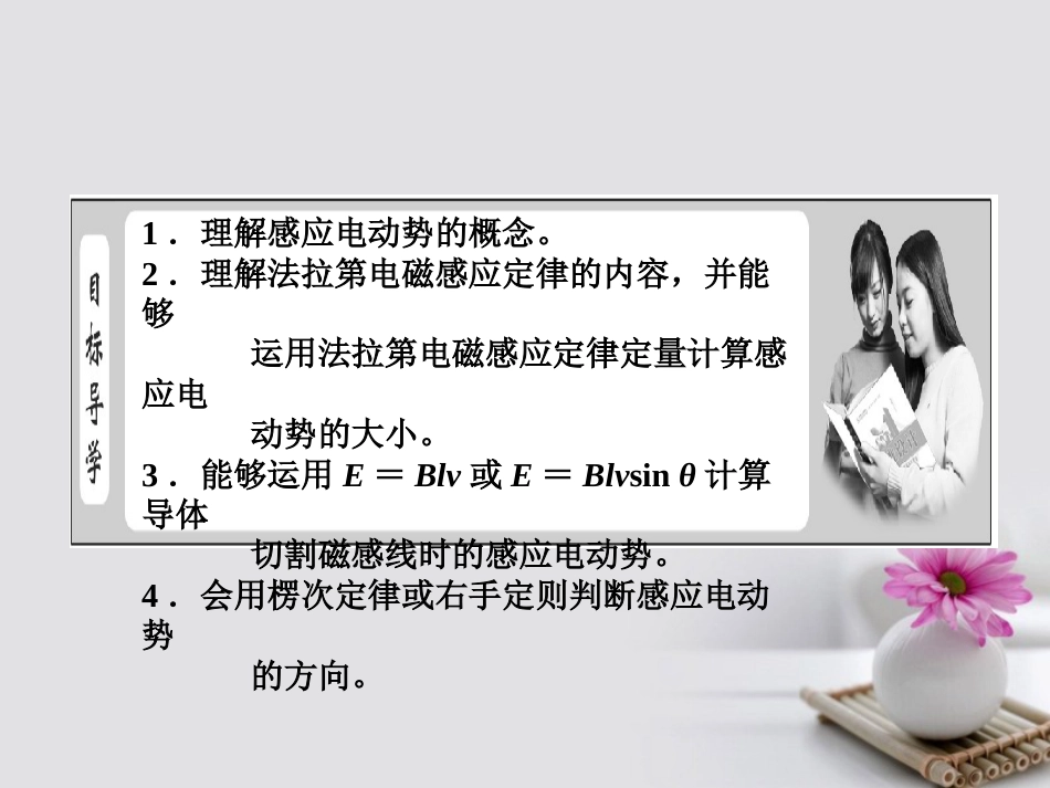 高中物理 4.4 法拉第电磁感应定律课件 新人教版选修_第3页