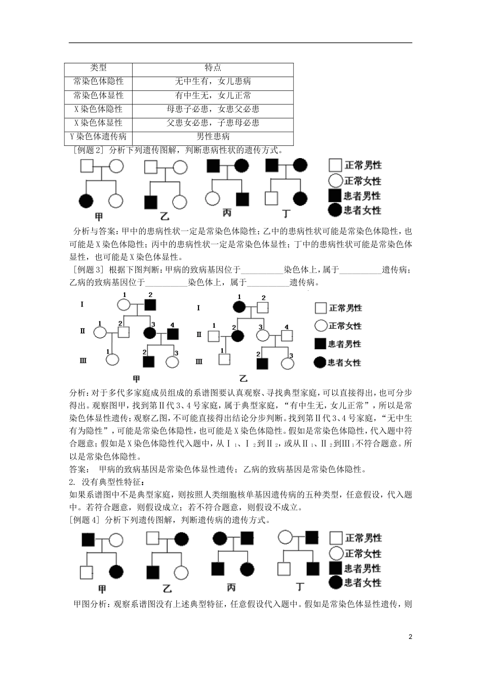 高中生物第三册第8章遗传与变异8.1遗传规律素材（2）沪科版_第2页