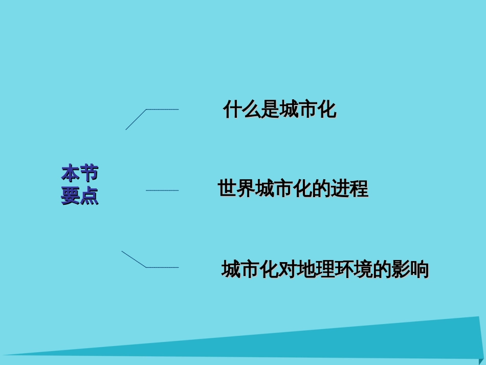 高中地理 2.3 城市化课件2 新人教版必修_第2页