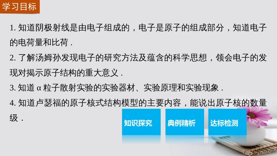 高中物理 18.1 电子的发现 18.2 原子的核式结构模型课件 新人教版选修35_第2页