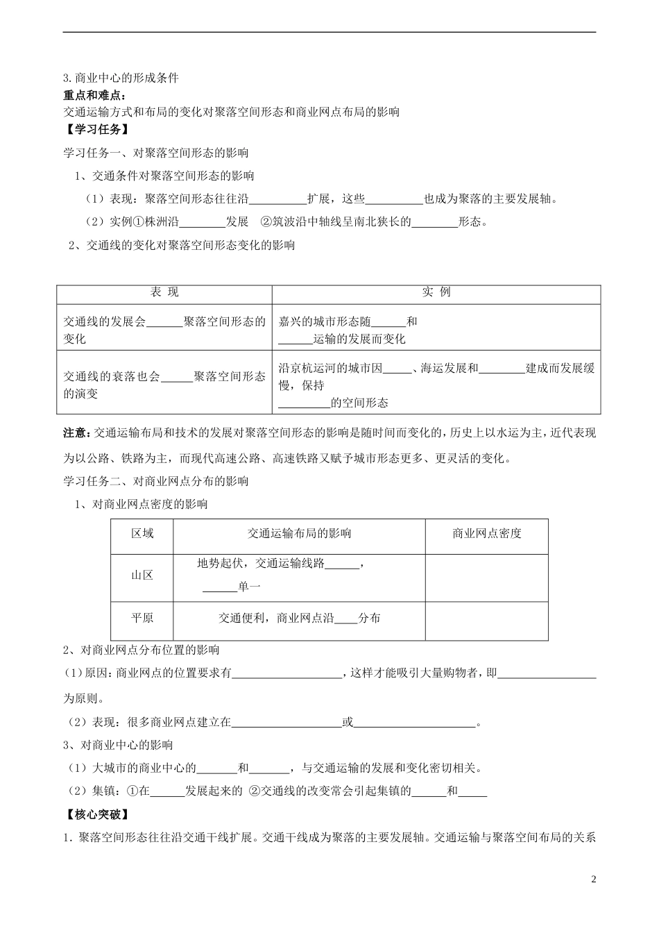 高中地理第三章生产活动与地域联系3.3交通运输布局变化及其影响素材中图版必修2_第2页