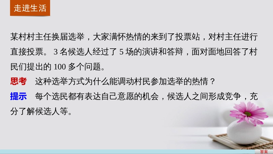 高中政治 2.1 民主选举 投出理性一票课件 新人教版必修_第2页