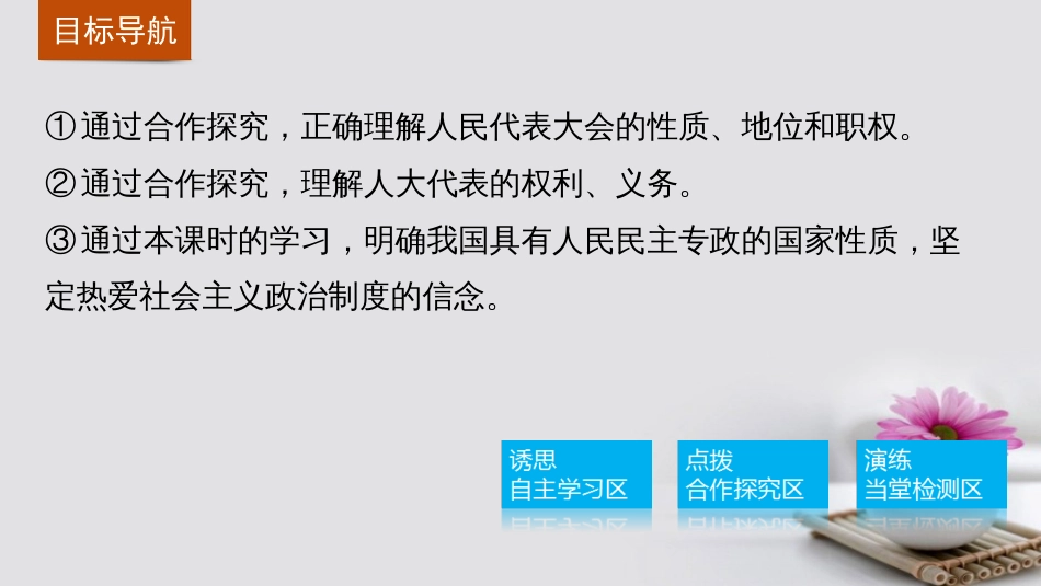 高中政治 5.1 人民代表大会 国家权力机关课件 新人教版必修_第3页