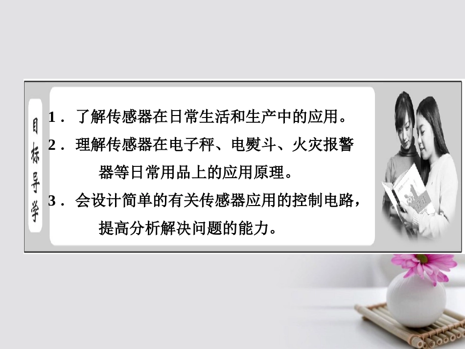 高中物理 6.2 传感器的应用课件 新人教版选修_第3页