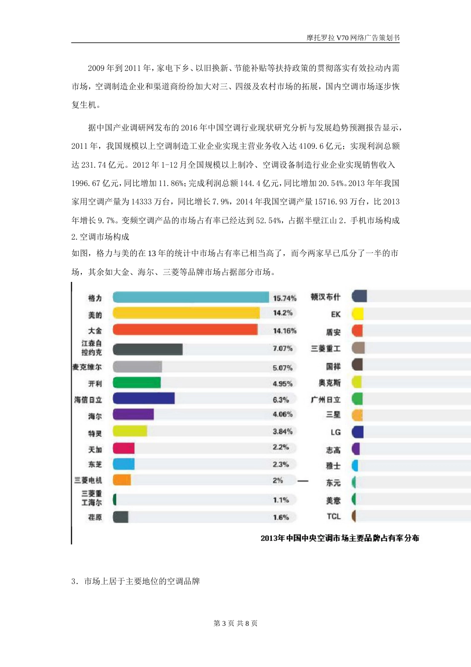 格力空调市场分析[共7页]_第3页