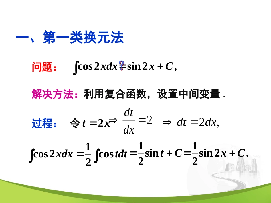 4-2 换元积分法美妙的高等数学_第2页