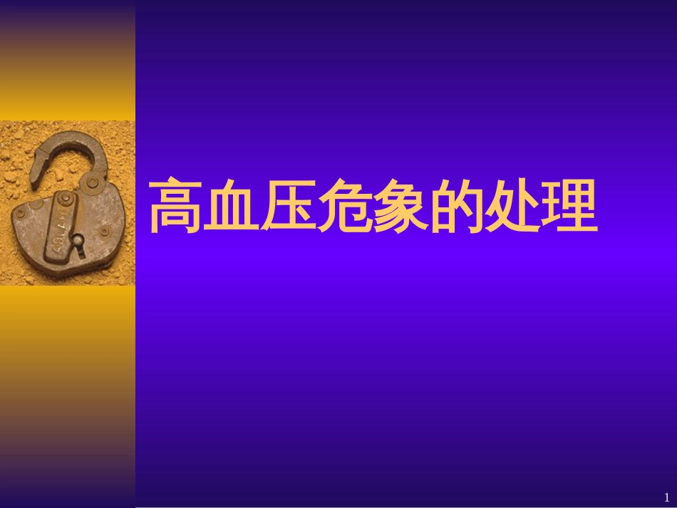 高血压危象的处理2[共24页]_第1页