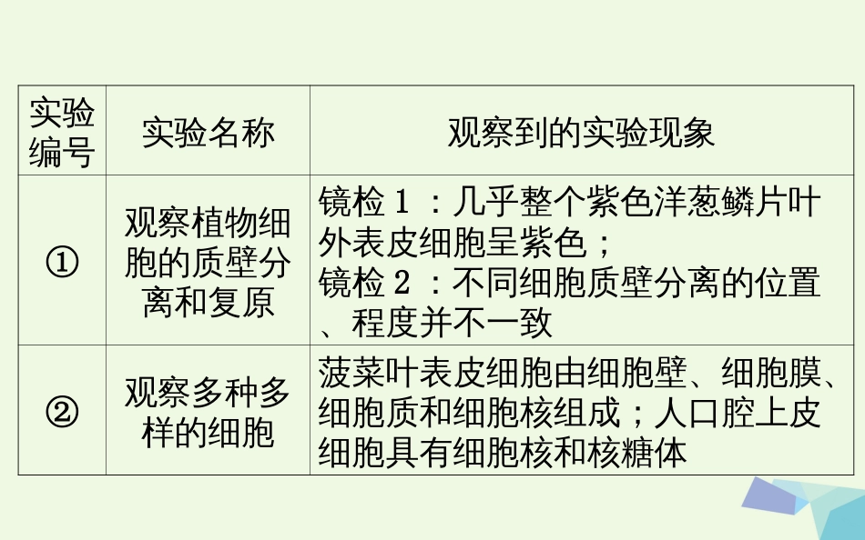 高考生物大一轮复习 高考提分课 显微镜观察类实验归纳课件[共26页]_第3页