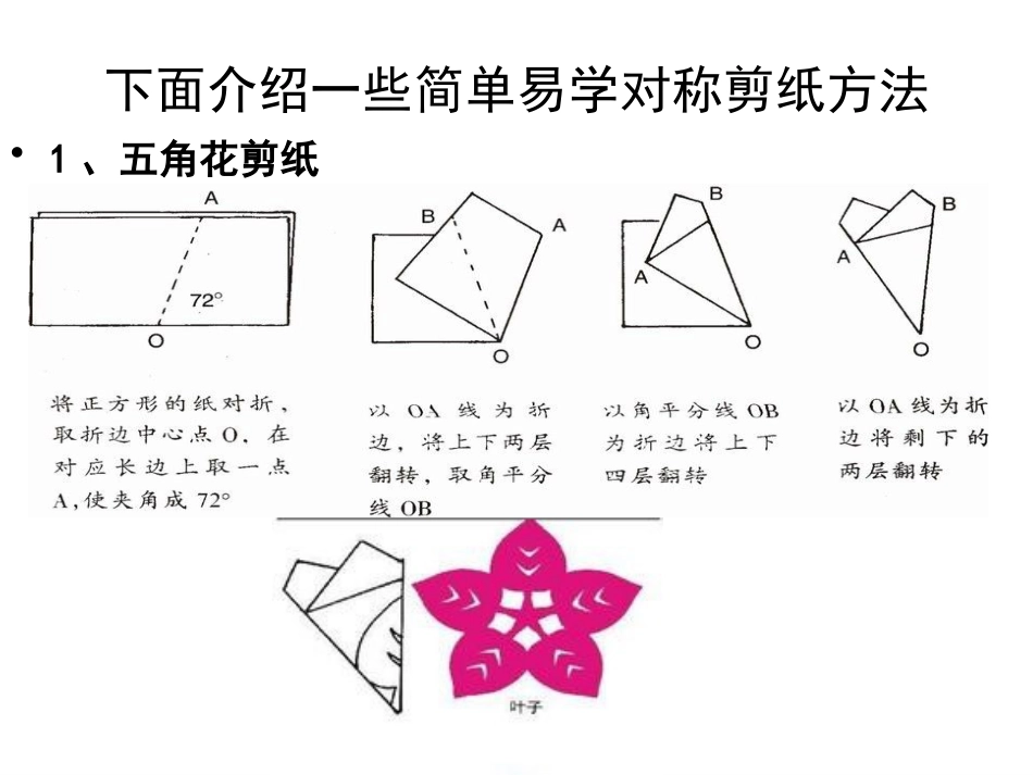 剪纸技法五角、六角、团花[共49页]_第1页