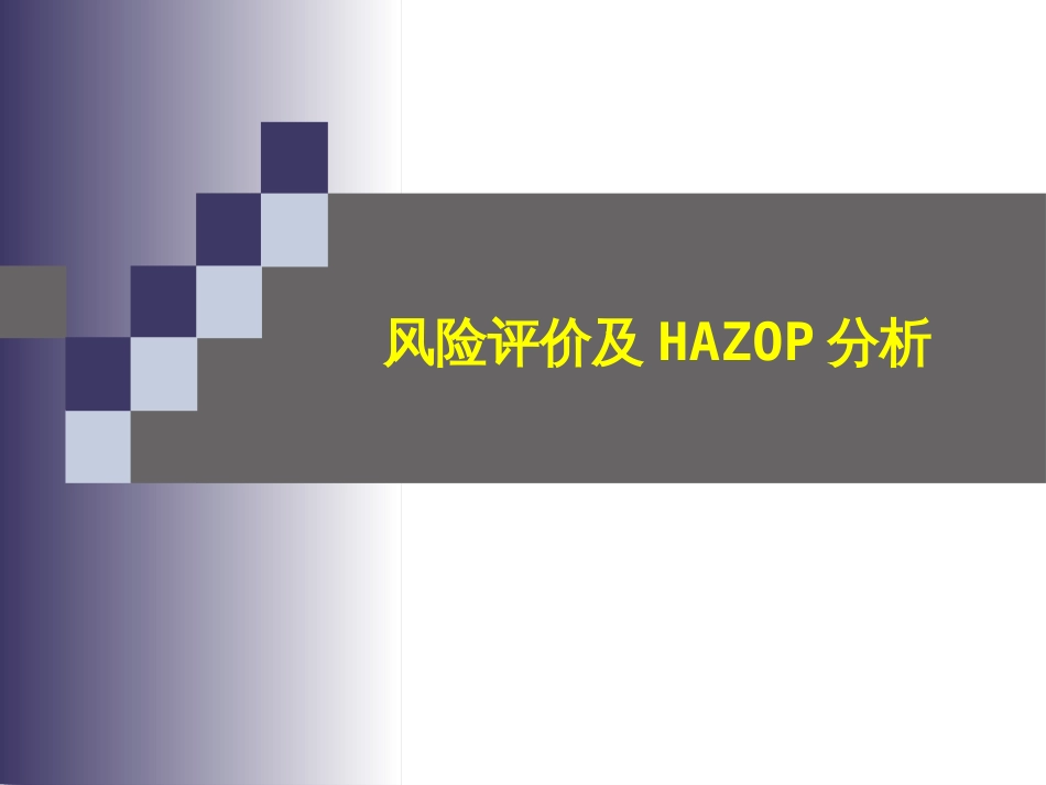 风险管理及Hazop分析[共49页]_第1页