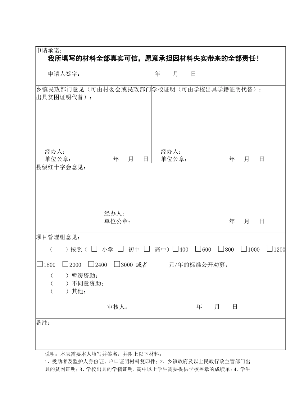 滇苗助学活动申请表新_第2页