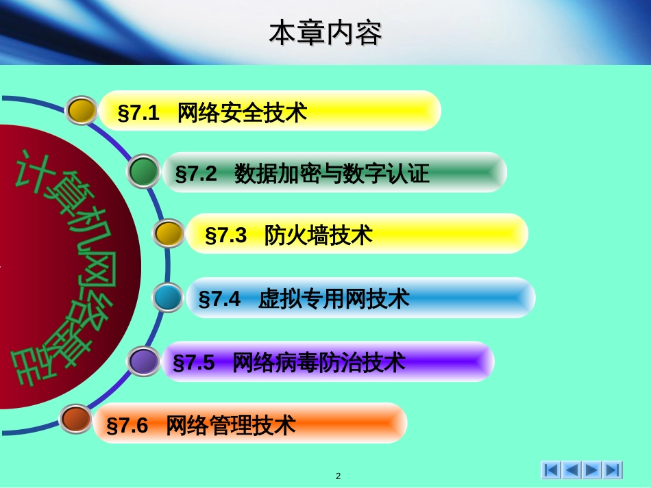 计算机网络基础教程第7章网络安全与管理_第2页