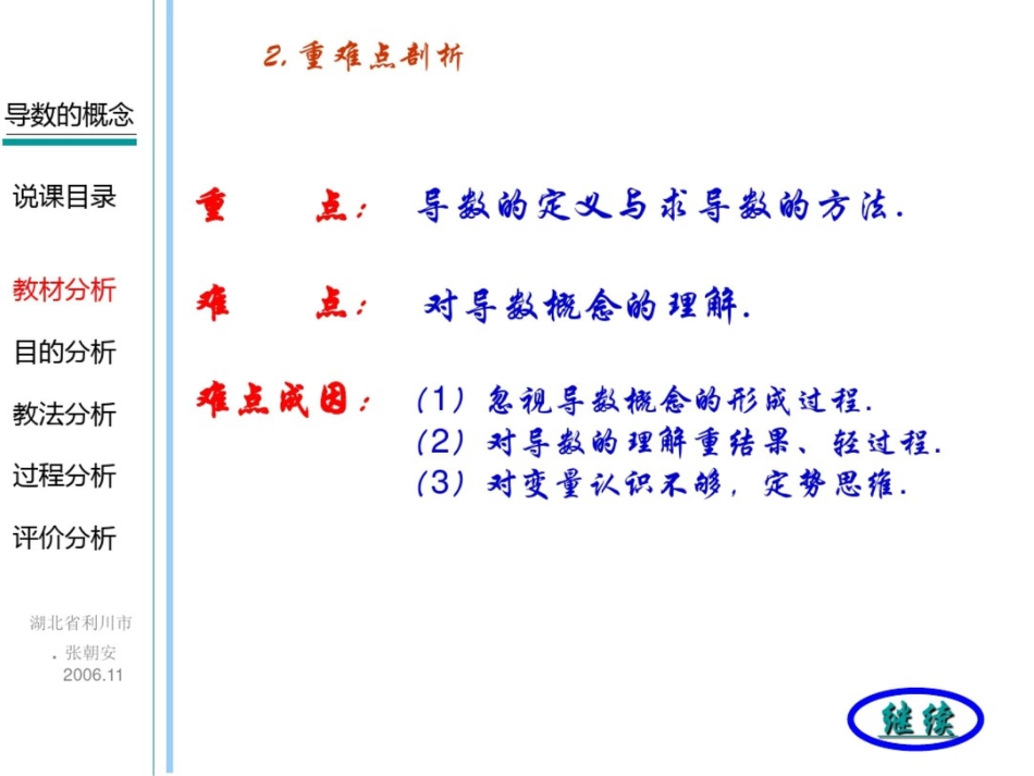 导数的概念说课课件_第3页