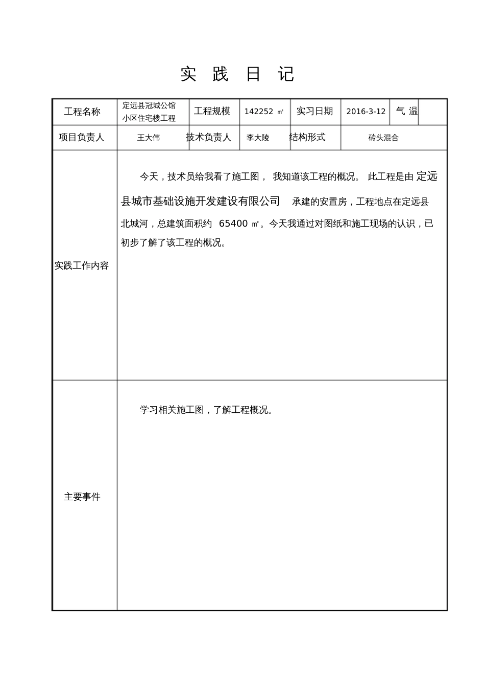 建筑施工日志30篇+一般版_第3页